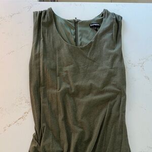 Express Olive Green Body-con Dress